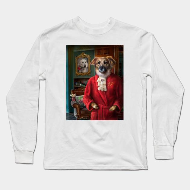 Dog Portrait - Penny Long Sleeve T-Shirt by storebuild@hkrmedia.com